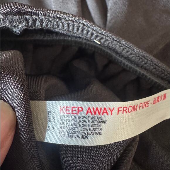 NWOT Free People | Chocolate Brown Deep V-Neck Turnt Thong Bodysuit | Size S - Picture 8 of 10